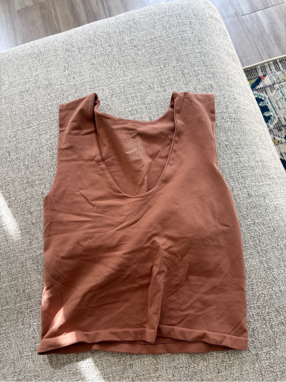 Free People Dusty Rose Scoop Neck Tank